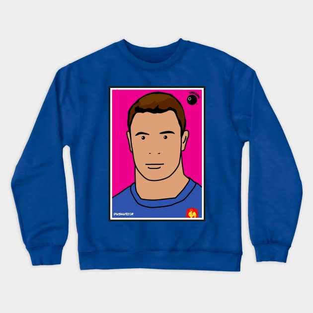 Thierry Dusautoir, France rugby union player Crewneck Sweatshirt by stariconsrugby